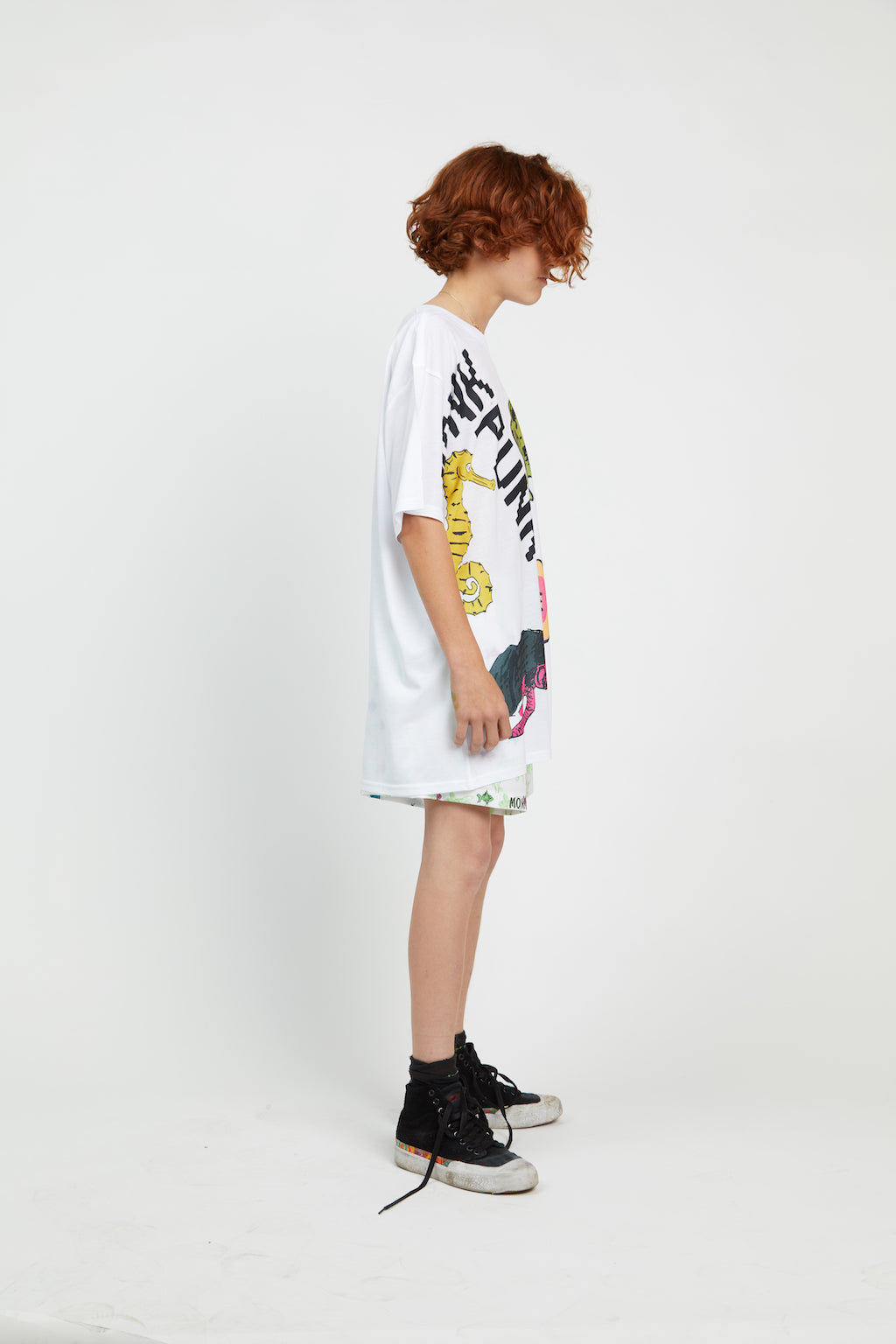 Animal Print Trunks White