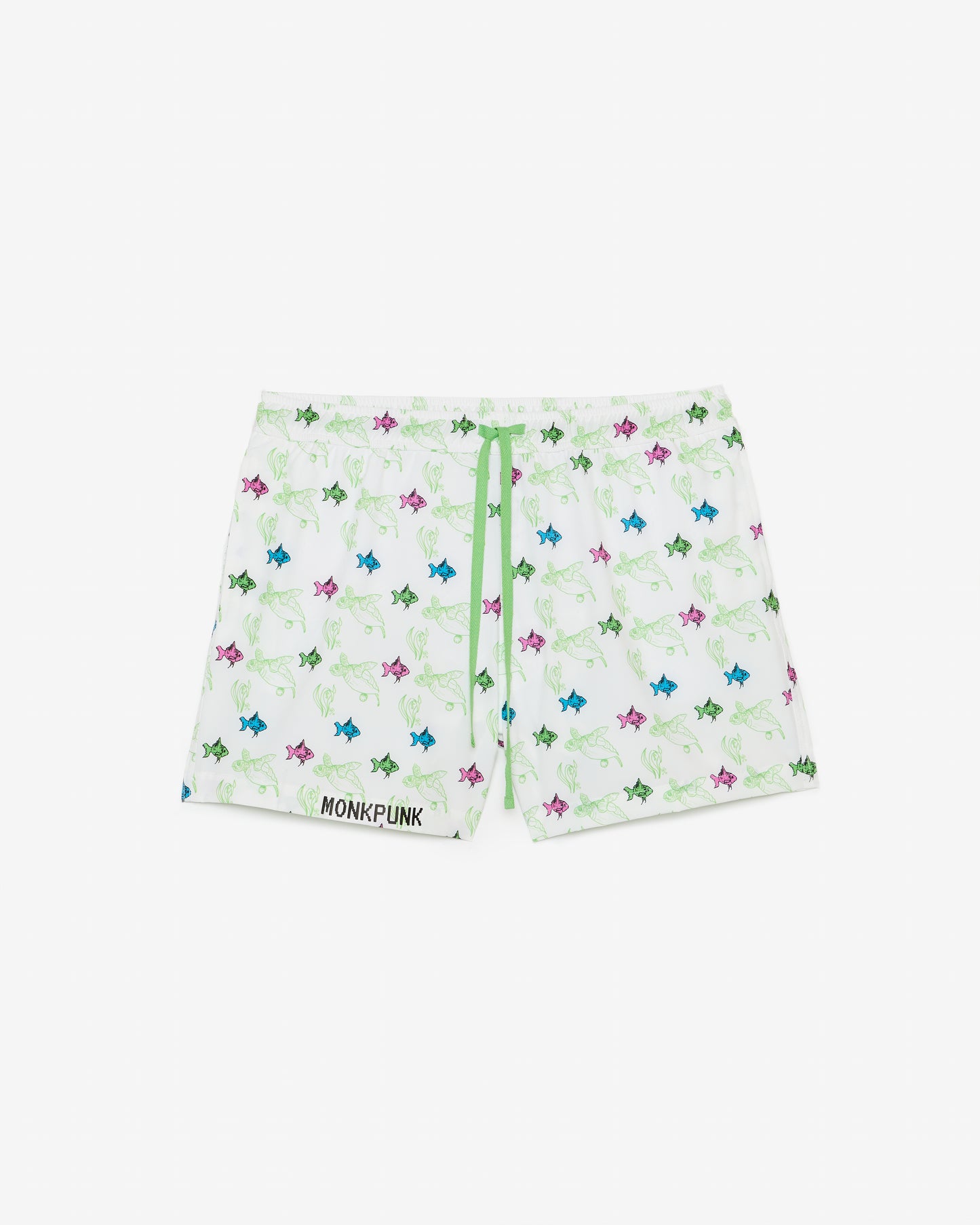 Animal Print Trunks White