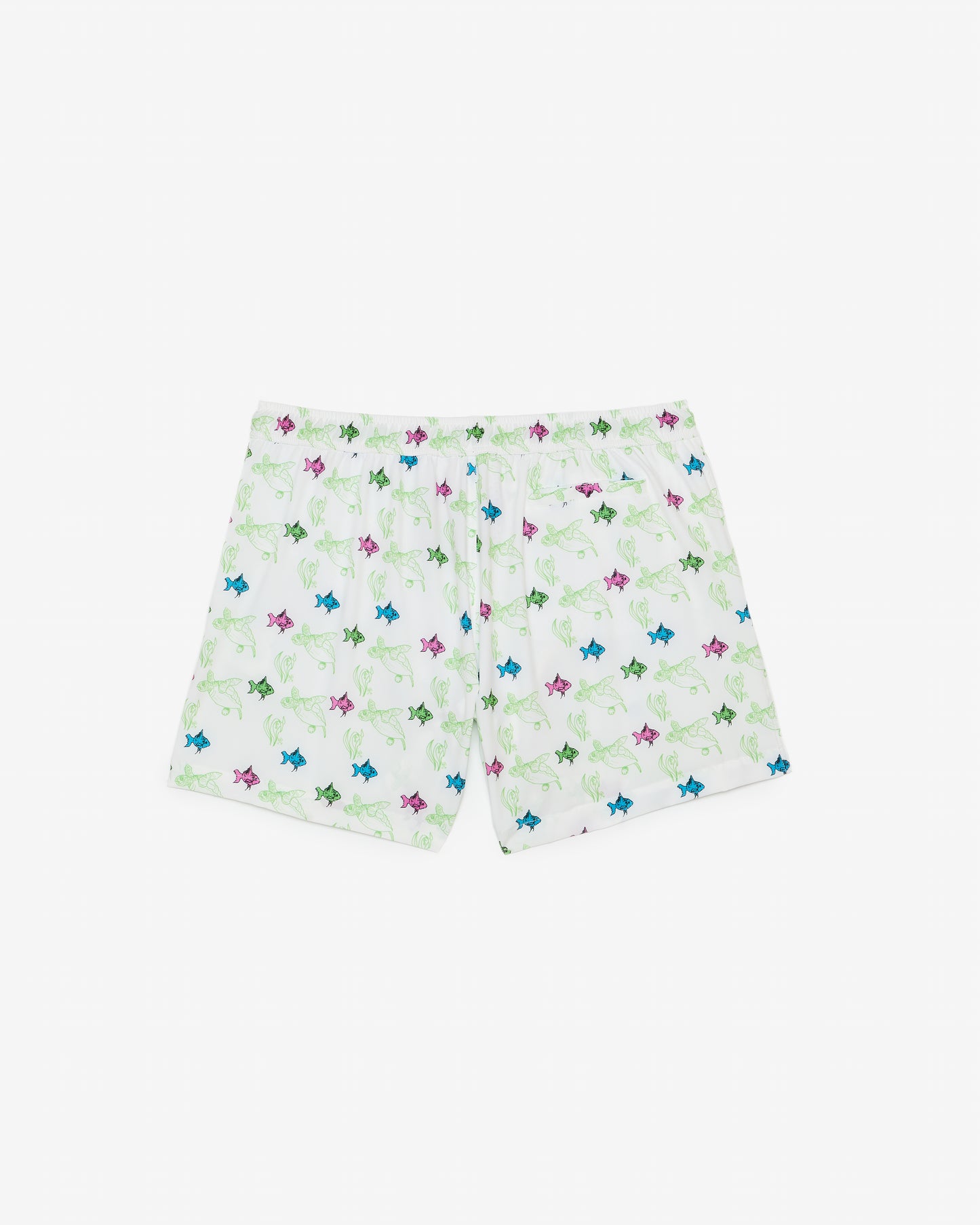 Animal Print Trunks White